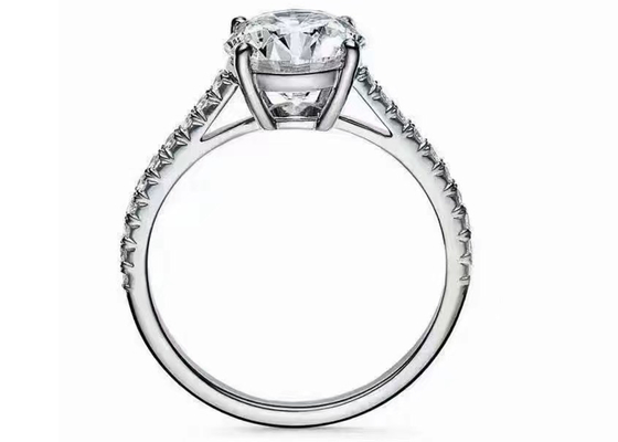 38pcs natuurlijke Diamond Engagement Ring Settings Round-Besnoeiing 1.2ct RD7MM