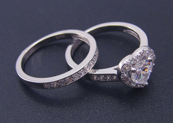 Briljante Besnoeiing de Steengrootte van Diamond Ring 1pcs 6.5MM van het 1 Karaathart