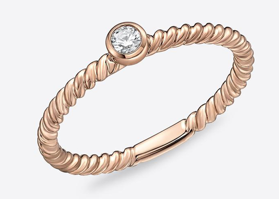 De vierkante Ring van het Diamant14k Stevige Gouden Septum, Ring 1.0mm×10mm van het Hoepelneusgat