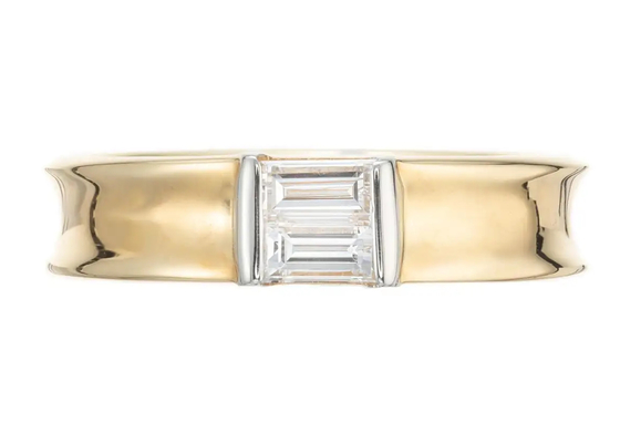 0.58ct 6x4MM de Stevige Gouden Juwelen Diamond Wedding Ring van de Patiencesteen 14K
