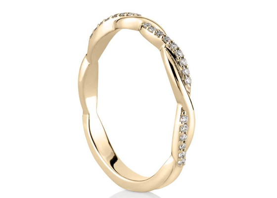 14K Ronde de Besnoeiingsodm van witgoud Echte Diamond Jewellery Ring 0.3ct voor Overeenkomst