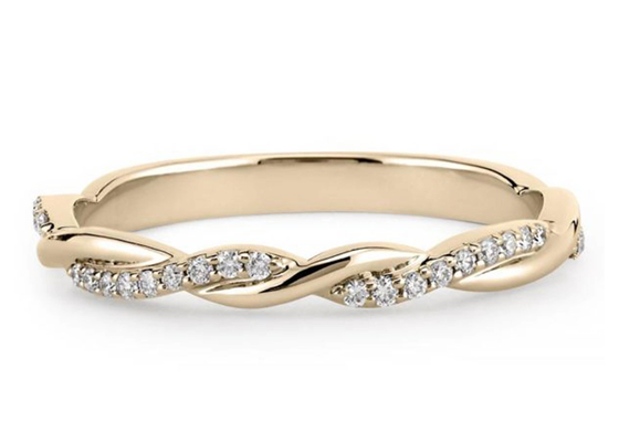 14K Ronde de Besnoeiingsodm van witgoud Echte Diamond Jewellery Ring 0.3ct voor Overeenkomst