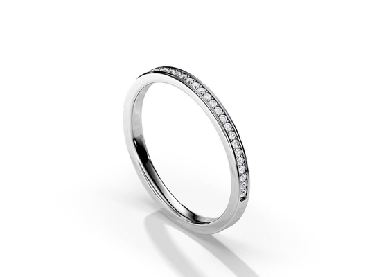Half Eeuwigheids9k Gouden Ring Stacking 0.36ct Gewicht voor Verjaardag