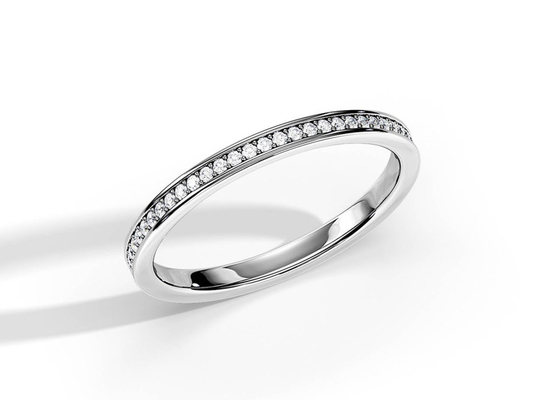 Half Eeuwigheids9k Gouden Ring Stacking 0.36ct Gewicht voor Verjaardag
