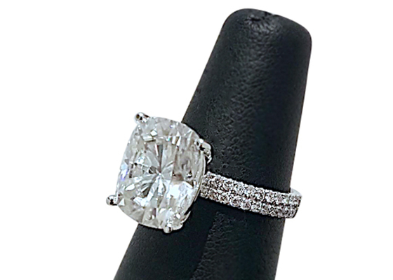 6×8MM 14K Stevige Gouden Juwelen 20pcs met Ovale 1.5ct-Diamant