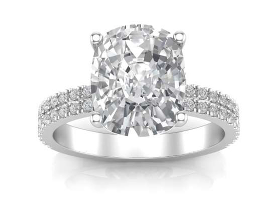 6×8MM 14K Stevige Gouden Juwelen 20pcs met Ovale 1.5ct-Diamant