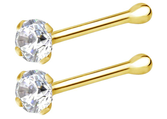 7mm 14k Gouden Neusring, niet het Irriteren OEM van Neus Doordringende Juwelen