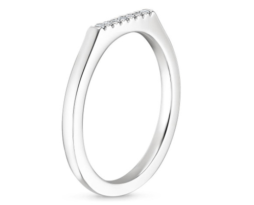 1.3mm 0.07carat 925 Sterling Silver Moissanite Engagement Rings voor Vrouwen