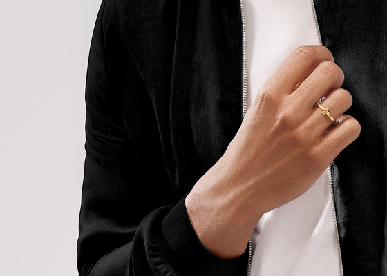 3.89g ring 2.5mm van gewichts18k Stevige Gouden Juwelen Breedte voor Overeenkomstenhuwelijk