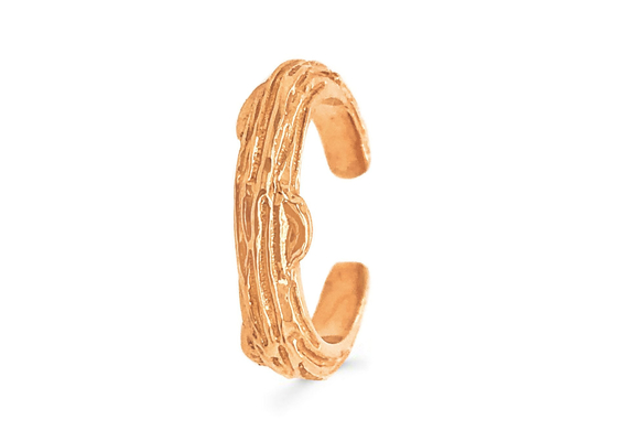 Riek die 9k Gouden de Schorsstijl 9mm plaatsen van de Oorringenboom 8mm 7mm Grootte