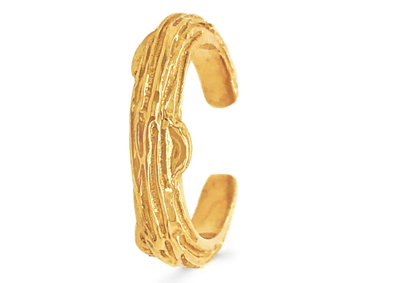 Riek die 9k Gouden de Schorsstijl 9mm plaatsen van de Oorringenboom 8mm 7mm Grootte