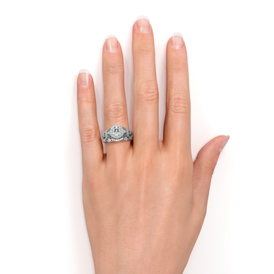 Uitstekende Bruids ODM van 2 Karaatdiamond engagement wedding rings for
